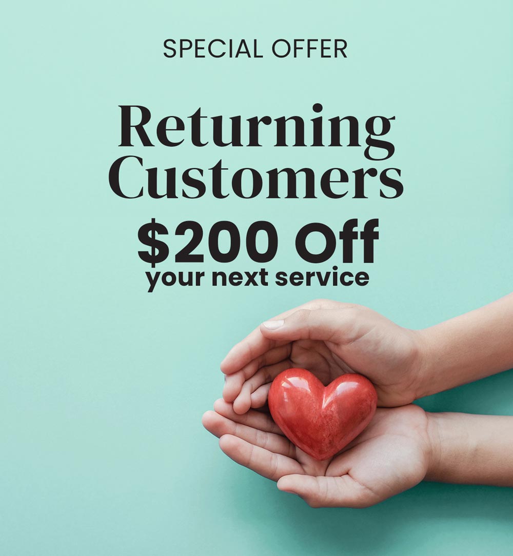 Returning Customers $200 Off